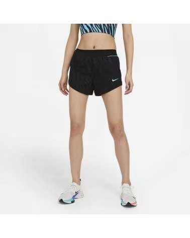 NIKE W NK ICN CLSH TEMPO LUXE BLACK SHORTS FOR WOMEN CZ9561-010 NEGRO