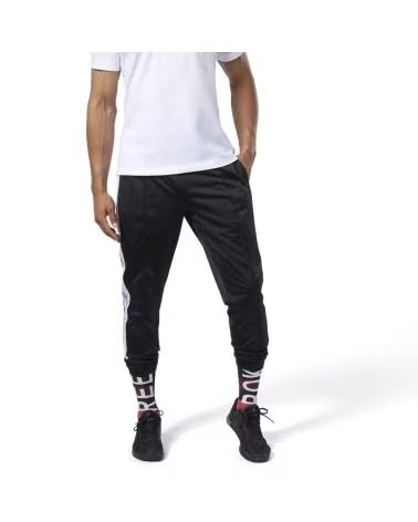 REEBOK Pantalon Largo Fi1928 en negro para hombre