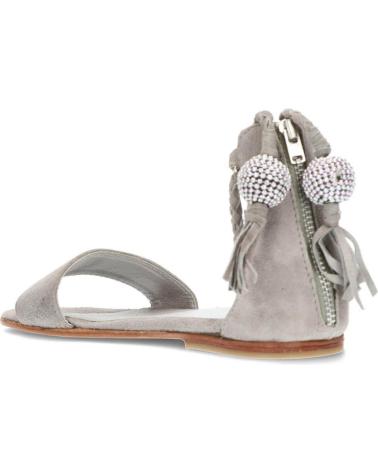 Sandalias de Niña OCA LOCA SHOES OCA LOCA SANDALIA PIEL NINA GRIS