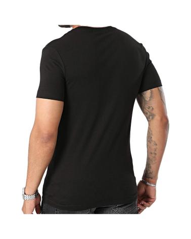 CALVIN KLEIN TWO TONE INSTITUTION T-SHIRT SCHWARZ NEGRO