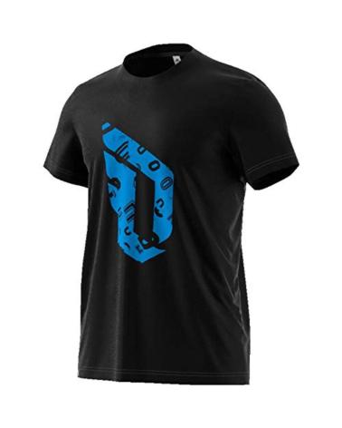 ADIDAS DAME LOGO T-SHIRT DX6954 SCHWARZ NEGRO