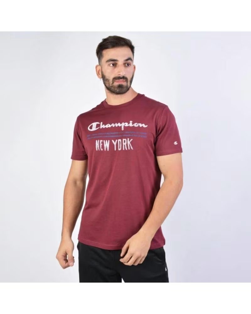 CHAMPION Camiseta De Manga Corta 213442-Ms515 en rojo para hombre