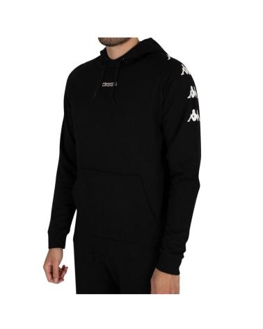 -KAPPA-SUDADERA-KORTUS-BLANCO-HOODIE-3114FMW-A02-NEGRO