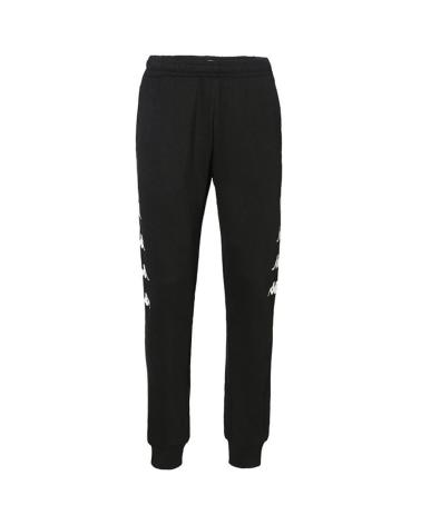 JOGGERS KAPPA KARBO NEGROS CON LOGOS BLANCOS 3115UWW-A02 MULTICOLOR