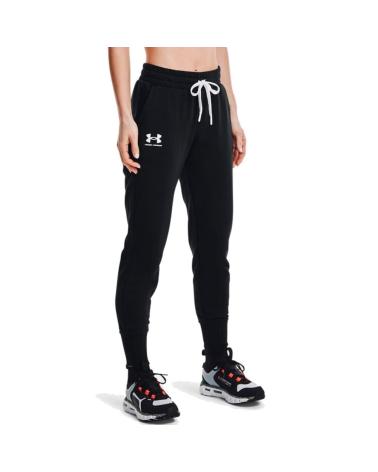 UNDER ARMOUR RIVAL FLEECE JOGGERS NOIR 1356416-001 NEGRO
