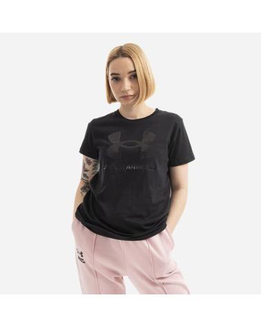 UNDER ARMOUR SPORTSTYLE LOGO SS T-SHIRT NOIR 1356305-002 NEGRO