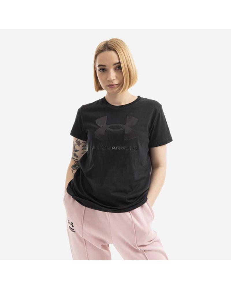 UNDER ARMOUR SPORTSTYLE LOGO SS T-SHIRT NERA 1356305-002 NEGRO