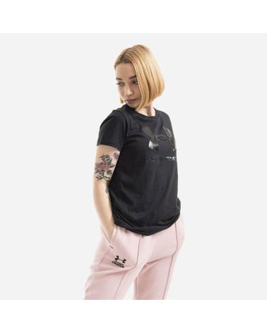 UNDER ARMOUR SPORTSTYLE LOGO SS T-SHIRT NERA 1356305-002 NEGRO