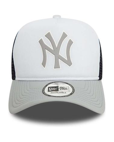 NEW ERA GORRA LOGO TRUCKER EN COLOR PARA UNISEX GRIS