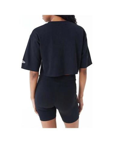 NEW ERA CAMISETA CROP TEE EN COLOR PARA MUJER NEGRO