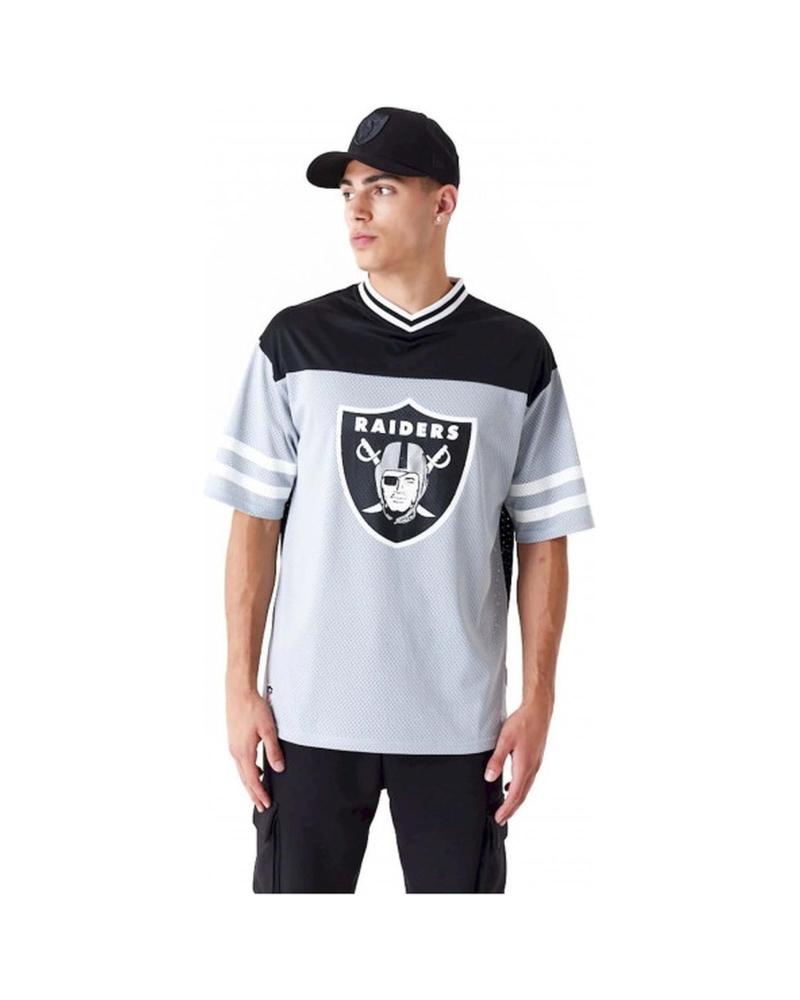 NEW ERA GRAPHIC RAIDERS BLACK T-SHIRT NEGRO