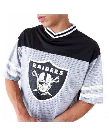 NEW ERA GRAPHIC RAIDERS BLACK T-SHIRT NEGRO