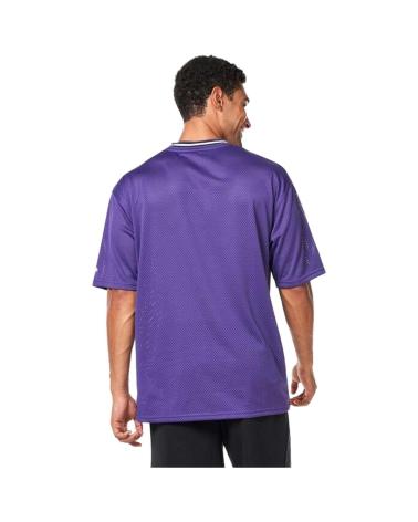 NEW ERA ARCH GRAPHIC LAKERS PURPLE T-SHIRT MORADO