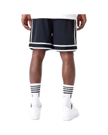 NEW ERA NFL COLOR BLOCK RAIDERS BLACK SHORTS NEGRO