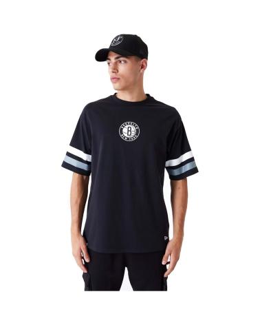 NEW ERA NBA GRAPHIC BROOKLYN NETS BLACK T-SHIRT NEGRO