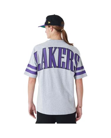 NEW ERA NBA LOS ANGELES LAKERS GREY T-SHIRT FOR MEN GRIS
