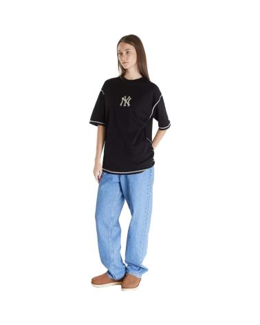 T-SHIRT MLB TEE NEW ERA NERA NEGRO