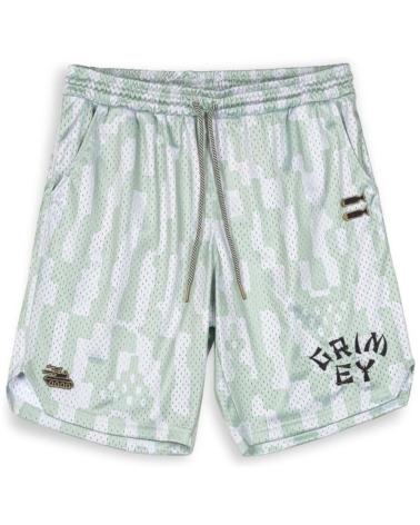 GRIMEY BERMUDAS DEPORTIVAS LUCKY DRAGON BLANCAS Y AZULES BLANCO