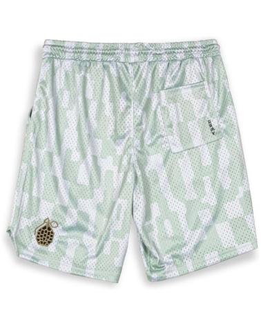 GRIMEY BERMUDAS DEPORTIVAS LUCKY DRAGON BLANCAS Y AZULES BLANCO