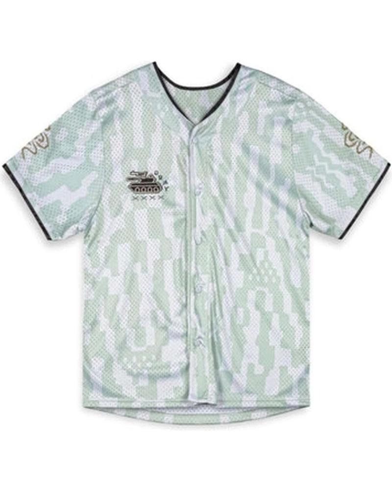 GRIMEY CHEMISE DE BASEBALL LUCKY DRAGON BLANCHE BLANCO