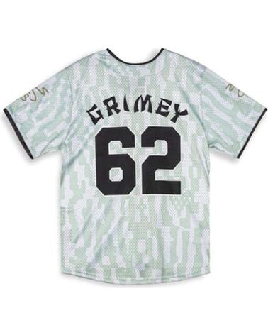 GRIMEY CHEMISE DE BASEBALL LUCKY DRAGON BLANCHE BLANCO