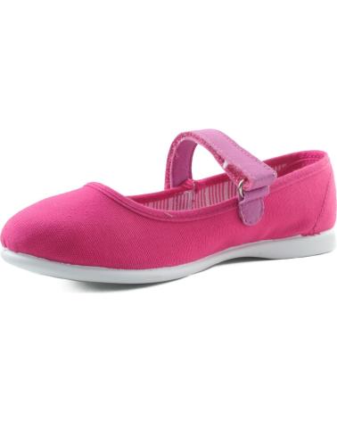 Bailarinas per Bambina GORILA CANVAS FUXIA ROSA