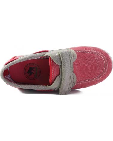 Nauticos de Niño GORILA CANVAS MIAMI CERRADO NINO ROJO
