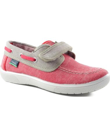 Nauticos de Niño GORILA CANVAS MIAMI CERRADO NINO ROJO