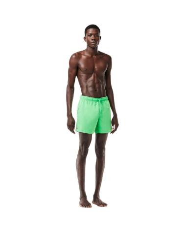 LACOSTE SHORT DE BAÑO VERDE VIBRANTE VERDE