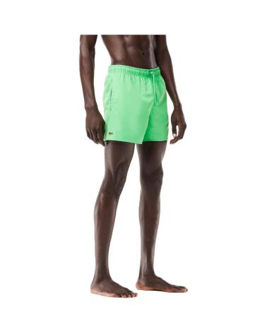 LACOSTE SHORT DE BAÑO VERDE VIBRANTE VERDE