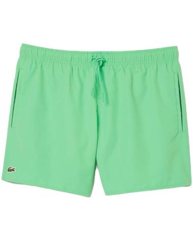 LACOSTE SHORT DE BAÑO VERDE VIBRANTE VERDE