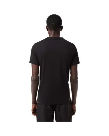 LACOSTE T-SHIRT NOIR POUR HOMME NEGRO