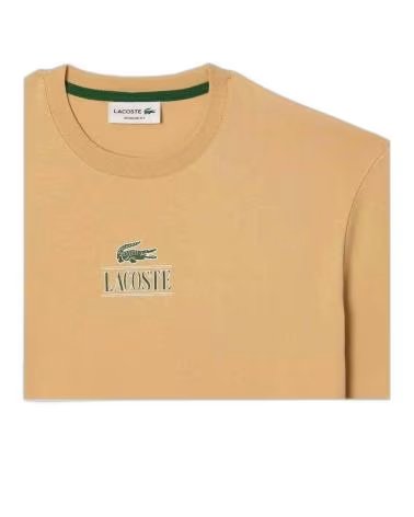 LACOSTE T-SHIRT POUR HOMME BEIGE