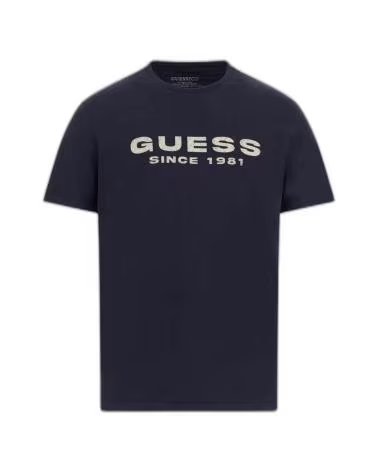 GUESS CAMISETA LOGO TEE AZUL HOMBRE