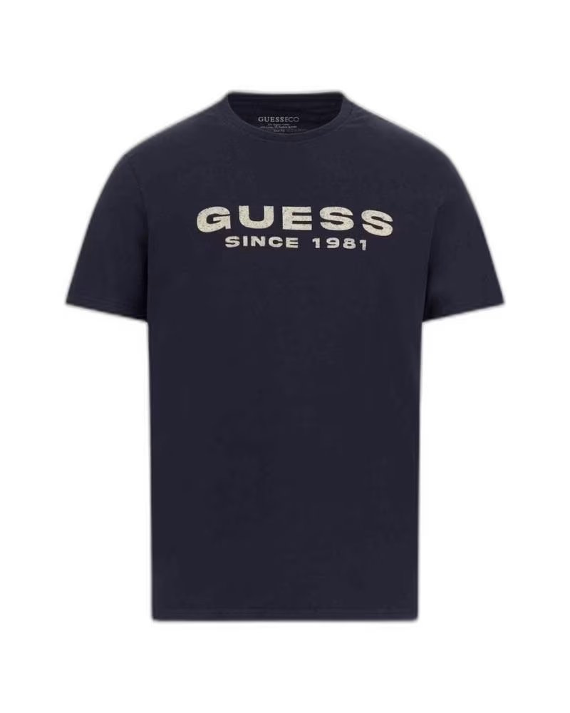GUESS CAMISETA LOGO TEE AZUL HOMBRE