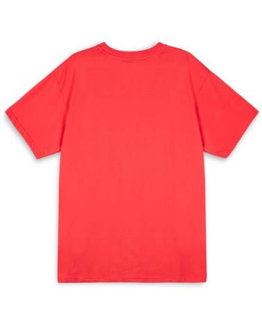 GRIMEY T-SHIRT REGULAR ROSSA CON LOGO FRONTALE ROJO