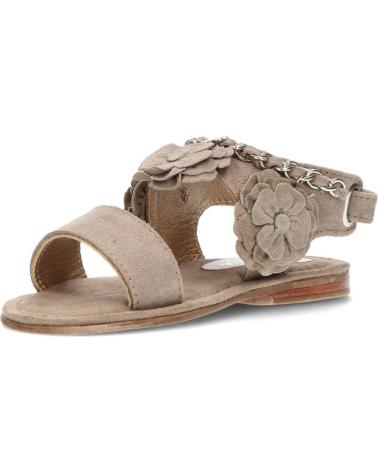Sandali per Bambina OCA LOCA SHOES OCA LOCA VALENCIA SANDALIA BEBE PIEL ANTE TAUPE