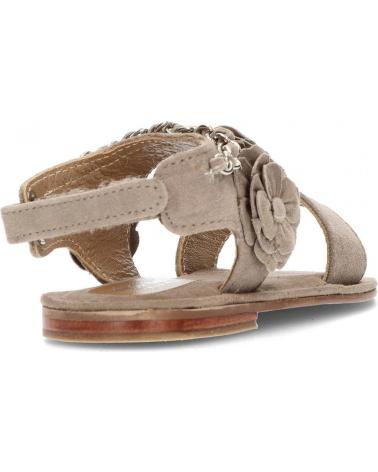 Sandali per Bambina OCA LOCA SHOES OCA LOCA VALENCIA SANDALIA BEBE PIEL ANTE TAUPE