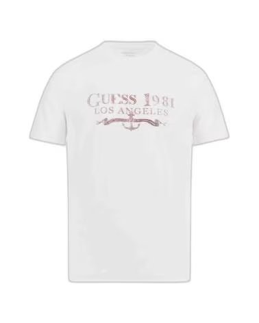 GUESS T-SHIRT 1981 LOS ANGELES BRANCO HOMEM BLANCO
