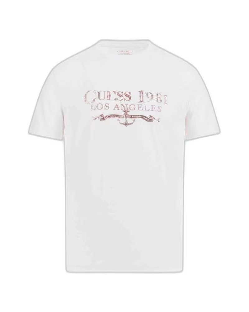 GUESS T-SHIRT 1981 LOS ANGELES BRANCO HOMEM BLANCO