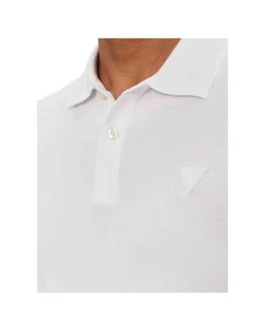 GUESS NOLAN HERREN POLO BLANCO
