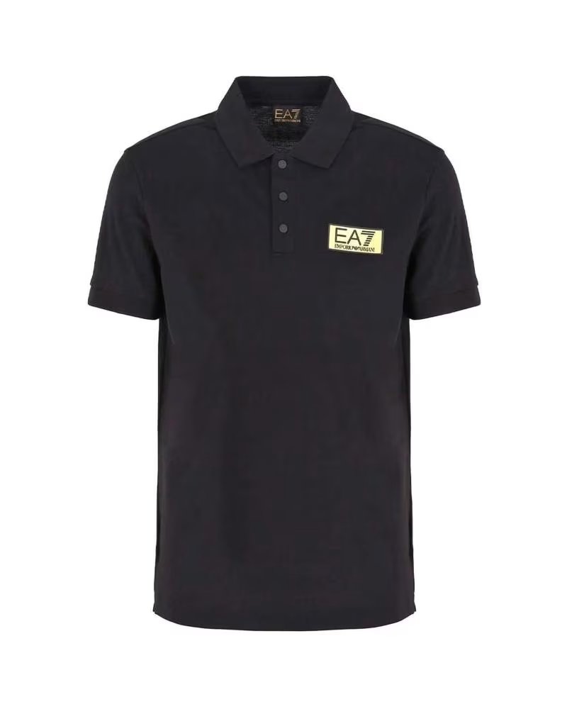 EMPORIO ARMANI POLO MASCULINA PRETA EA7 NEGRO