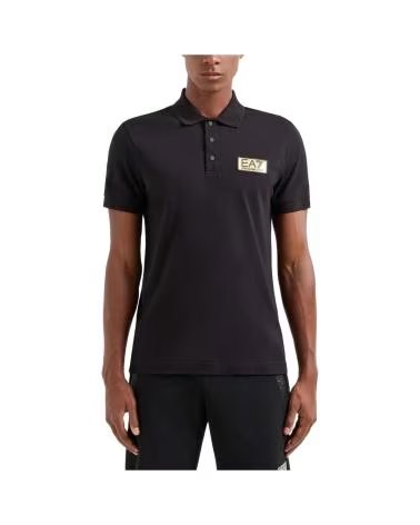 EMPORIO ARMANI POLO MASCULINA PRETA EA7 NEGRO