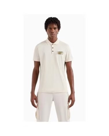 EMPORIO ARMANI POLO MASCULINO BRANCO BLANCO