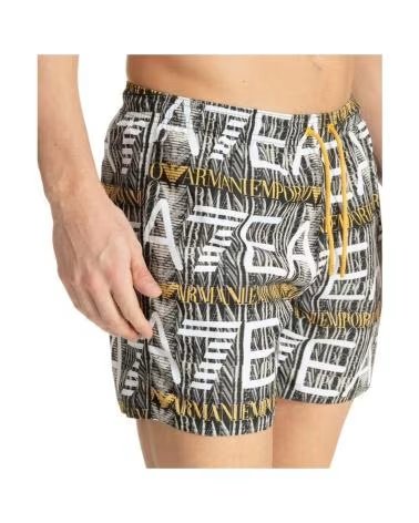 MAILLOT DE BAIN BOXER BEACHWEAR EMPORIO ARMANI NOIR NEGRO