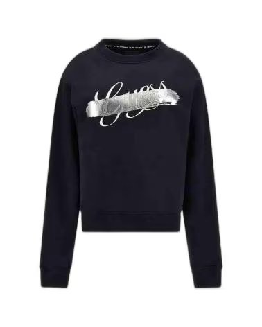 GUESS FELPA CON LOGO DA DONNA NEGRO