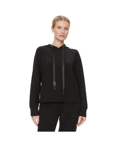 GUESS SUDADERA SWEATSHIRT CON CAPUCHA NEGRO
