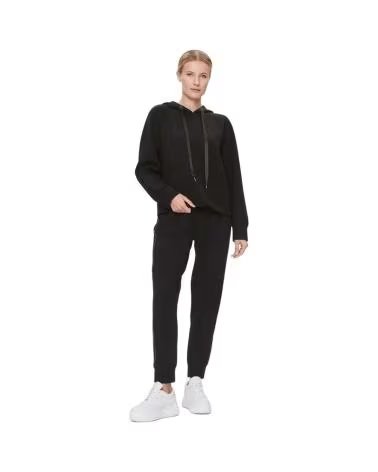 GUESS SUDADERA SWEATSHIRT CON CAPUCHA NEGRO