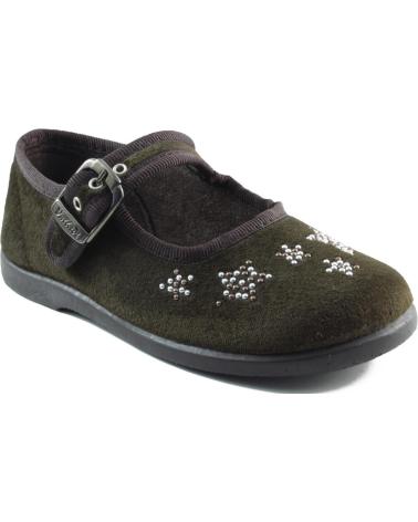 Chaussures pour Fille VUL-LADI VULLADI BAILARINA-MANOLETINA CHICA MARRON
