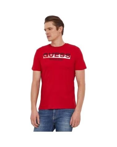 GUESS CAMISETA FOIL ROJO